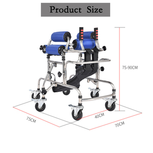 Adjustable Children Anti-rollover Assist Lower Limb Walking Hemiplegia <strong>Gait</strong> Trainer <strong>Pediatric</strong> Walker - Product Image 3