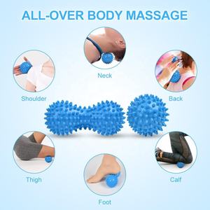 Kunststoff-Physiotherapie <span class=keywords><strong>Spiky</strong></span> <span class=keywords><strong>Massage</strong></span> <span class=keywords><strong>Ball</strong></span> Set Harter Lacrosse <span class=keywords><strong>Ball</strong></span> für myofasziale Freisetzung und Trigger Point Deep Tissue <span class=keywords><strong>Massage</strong></span> - Product Image 2