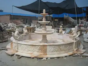 ALLY STONE Hot Sale Modern Garden Natural Stone Fountain Garden Stone Tier Water Fountain Outdoor Garden Villa Decoration