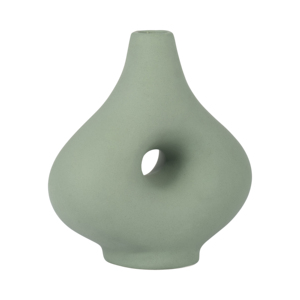 Vaso in ceramica moderno con design a intaglio aperto per l'arredamento del soggiorno, vaso decorativo per fiori, per decorazioni domestiche, camera da letto o ufficio - Product Image 3