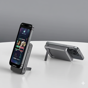 Venta al por mayor de fábrica ROHS Qi2 5000mAh Banco de energí<span class=keywords><strong>a</strong></span> magnética Cargador inalámbrico Uso al aire libre para iPhone y auriculares - Product Image 1