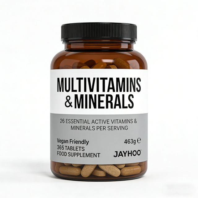 Multivitamins & Minerals-365 Vegan Tablets 1-Year Supply-Immune System Support-Adult Multivitamin for Men & Women Food Grade