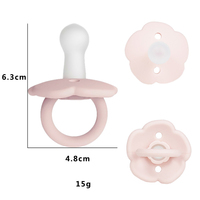 Sucette douce de sécurité sans BPA pour nouveau-né, sucette écologique de qualité alimentaire, sucette factice en silicone pour bébé et enfant en bas âge