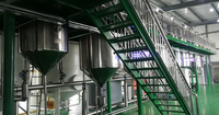 1-10tpd Palmfruit Koken Eetbare Olie Raffinage Rbd Apparatuur Olieraffinaderij Fabriek Voor Ruwe Olie Productie Fabriek Lijn