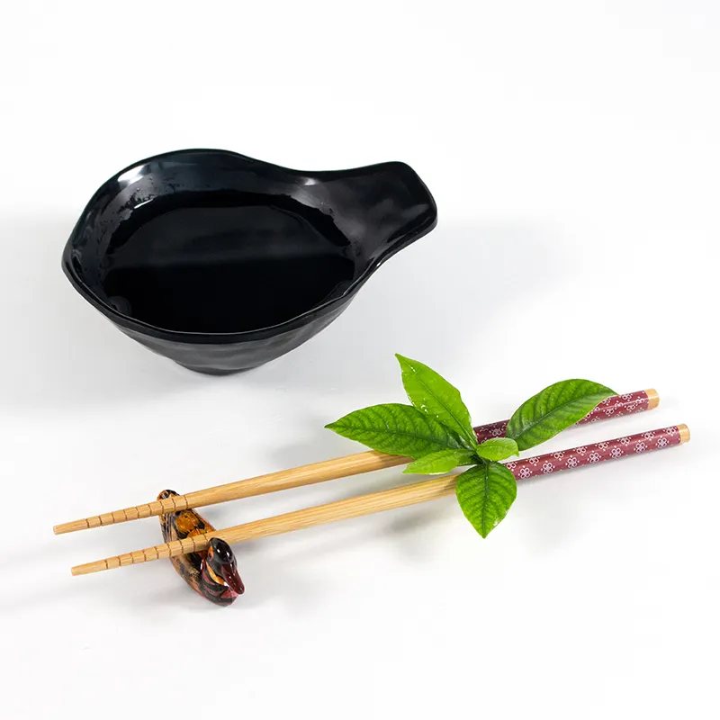Caja de regalo china de bambú embalada 5 pares de palillos de sushi para sushi como presente