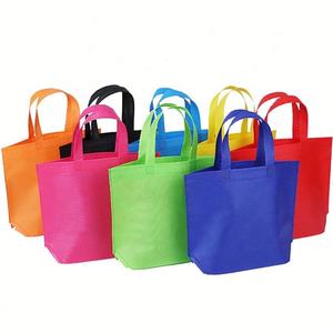 Sac à provisions non tissé réutilisable promotionnel de vente chaude imprimé de logo personnalisé - Product Image 3