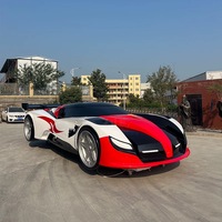 Sculpture de voiture modèle en fibre de verre et résine, grande sculpture moderne à vendre, fabriquée en Chine
