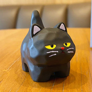 ของตกแต่งสำนักงาน รูปปั้นแมวเรซิ่น สไตล์งานแกะสลักไม้ รูปแมวน้อยน่ารัก ของประดับตกแต่งโต๊ะทำงาน สำหรับเด็ก ของขวัญ - Product Image 3