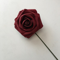Tête de fleur de Rose en mousse YOPIN-1521 8CM, fleurs artificielles de Roses rouges PE pour la saint-valentin