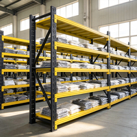 Étagère d'entrepôt en acier Étagères d'entrepôt de couleur blanche Étagère de supermarché Meubles de maison Étagère de rangement en acier inoxydable