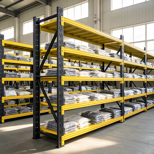 Magazzino acciaio Rack di colore bianco scaffali del magazzino supermercato mobili per la casa <span class=keywords><strong>in</strong></span> acciaio inox scaffale di stoccaggio <span class=keywords><strong>in</strong></span> acciaio inox scaffale - Product Image 1