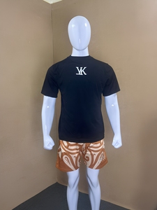 Nueva Camiseta de Algodón Oversize con Logo Bordado, Manga Corta, Cuello Redondo, Estampado Gráfico, Personalizable, Estilo Casual Urbano, Superventas - Product Image 1