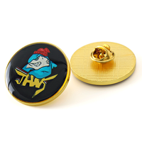 Insignes d'artisanat en métal de conception personnalisée de haute qualité épingles époxy à petit bouton modernes pour chapeaux pour votre propre style