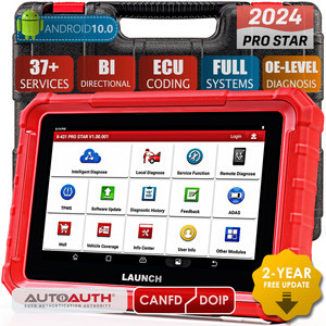 Nouveautés : Outil de diagnostic automobile X431 Pro Star PK Pros 37+ avec réinitialisation, protocoles DOIP CANFD, OBDII pour véhicules X431 Pro Star X431 Pro St - Product Image 3
