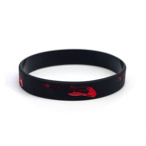 Bracelet en silicone pour concert, bracelet de guitariste, bracelet en caoutchouc pour concours de musique, fête musicale, concert, cadeau pour amis, fans, fêtes et vacances - Product Image 5