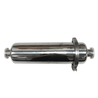 Purification de l'eau 10/20/30/40 pouces cartouche filtre type bougie acier inoxydable SS304 boîtier de filtre unique 222 avec support