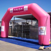 Arche de course gonflable BT avec impression de LOGO, porte gonflable de qualité supérieure scellée/ligne d'arrivée/ligne de départ dans les gonflables publicitaires
