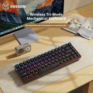 EWEADN G68 Nuevo Teclado Mecánico con Interruptor Lineal RED de 2000 mAh, Inalámbrico Trimodal con Retroiluminación RGB, USB 3.0 para Escritorio - Product Image 4