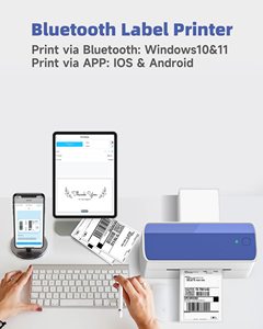 Phomemo เครื่องพิมพ์ป้ายฉลากแบบไร้สายใช้ได้กับ <span class=keywords><strong>iPhone</strong></span> & Android & Mac และ Windows - Product Image 3