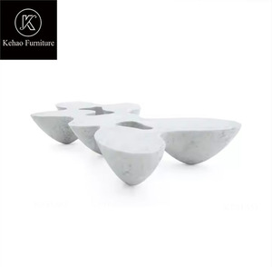 2024 populares en Instagram mesas de centro con logotipo Lv mesa central de superficie para muebles de sala de estar de Villa - Product Image 4