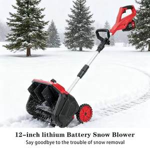 Nouvelle conception <span class=keywords><strong>de</strong></span> souffleuse à neige sans fil au lithium 1000W 21V, largeur <span class=keywords><strong>de</strong></span> 30 cm, portée <span class=keywords><strong>de</strong></span> 4 <span class=keywords><strong>m</strong></span>, pour allée et <span class=keywords><strong>jardin</strong></span> - Product Image 5