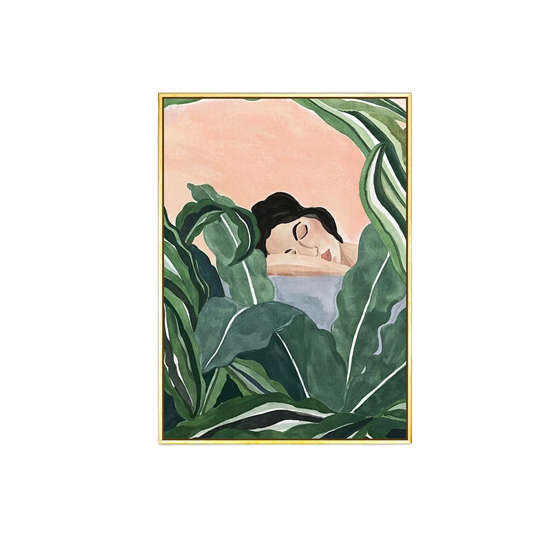 Nordic modern art living room decoration painting Japanese bedside coffee shop home decor painting sofa wall painting