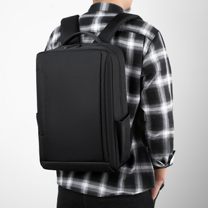 Siyah büyük unisex serin anti-hırsızlık bagpack seyahat eğlence dizüstü su geçirmez anti hırsızlık sırt çantası ile usb şarj portu - Product Image 5