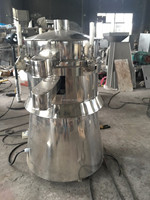 Machine de tamisage vibratoire automatique industrielle avec moteur et contrôle PLC, tamis à poudre de qualité alimentaire, capacité élevée 50-3000 kg/h