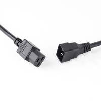 Cordon d'extension DC vers IEC C20/C21 femelle de haute qualité pour PDU/UPS, prix usine de gros, pour usage industriel approuvé IP35