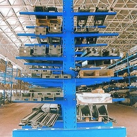 Système industriel de manutention de charges longues pour le stockage en atelier et les centres logistiques Rayonnages en porte-à-faux