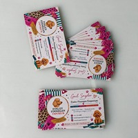 Biglietti da Visita con Carta Artistica e Confezione in Carta Kraft, Laminazione Lucida, Stampa Offset, Goffratura