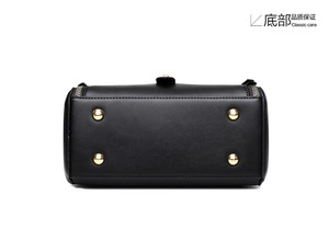 Vintage Classic Handbag Pure Color Elegant Lady <b>Tote</b> Bags Soft Leather Women's Fashion Shoulder Bag - Product Image 5