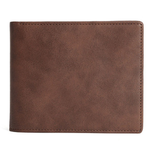 Cartera <span class=keywords><strong>de</strong></span> <span class=keywords><strong>Hombre</strong></span> Delgada Vintage <span class=keywords><strong>de</strong></span> Alta Calidad para Comercio Exterior, Grabada con Láser en PU, la Más Vendida, Tarjetero Personalizado - Product Image 2