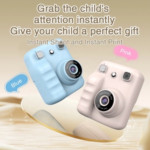 Kado Ulang Tahun Anak Kamera Instan dengan Sensor Pencitraan CMOS dan Printer Termal Tipe Media MicroSD untuk Fotografi - Product Image 3