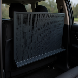 Organizador de coche FG 129 Gr1.5, estante de almacenamiento metálico con panel perforado, soporte de pared para exhibición, para la organización del interior del vehículo. - Product Image 3