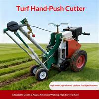 Coupe-herbe / Tondeuse à gazon, machine à couper l'herbe à essence autopropulsée pour terrain de football et pelouse de jardin