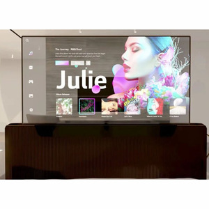 หน้าจอ <span class=keywords><strong>OLED</strong></span> แบบโปร่งใสต่อประกอบได้ ทีวีแนวตั้ง HD 1920x1080 บางเฉียบ แสงส่องสว่างในตัว ระบบสัมผัสอัจฉริยะ สำหรับโฆษณาในห้างสรรพสินค้า - Product Image 2