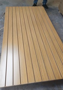 Wholesale Wood Grain Melamine <strong>Mdf</strong> Slotted <strong>MDF</strong> <strong>Board</strong> Panel <strong>Boards</strong> for <strong>Display</strong> Wall Panel - Product Image 5