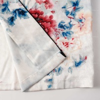 Set Piyama Wanita Sutra Satin Custom Digital Print Piyama Custom Panjang 2pc Pjs Kancing Depan Baju Tidur Set Piyama Loungewear