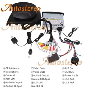 Lecteur DVD de voiture Android 10.0 4G+64G avec navigation GPS pour <span class=keywords><strong>Renault</strong></span> Megane 2 Fluence 2002-2009, lecteur multimédia, autoradio, unité principale - Product Image 6