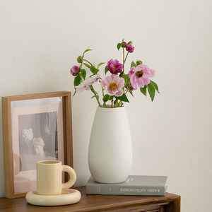 Set di Vasi in Ceramica Bianca di Alta Qualità per Fiori Freschi e Piante Verdi, Decorazione per Soggiorno, Ingresso, Tavolo <span class=keywords><strong>da</strong></span> Pranzo - Product Image 5
