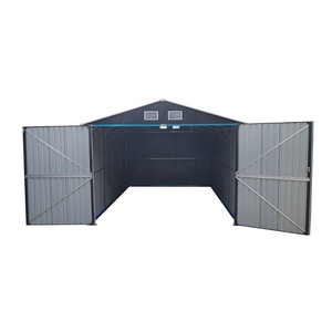 Casa de almacenamiento de Patio de Metal fácilmente ensamblada, gran patio trasero Popular, edificios de césped, muebles de jardín, cobertizo de almacenamiento al aire libre - Product Image 6