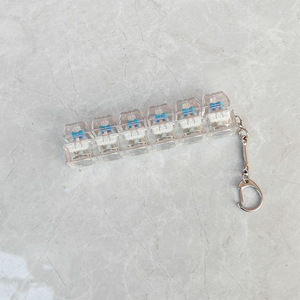 Aflion 6 touches, bouton anti-stress, axe mécanique, jouet de décompression, clavier électronique lumineux en acrylique créatif - Product Image 4