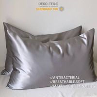 Taie d'oreiller 100% soie tissée, anti-rides, personnalisable, certifiée Oeko-Tex, ignifuge, pour usage domestique et hospitalier, motif végétal