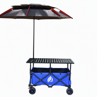 Mesa Plegable Portátil de Acero Inoxidable OEM al por Mayor con Cuatro Ruedas, Tablero Grande Ajustable y Tela Engrosada Tipo Ensamblable para Exteriores