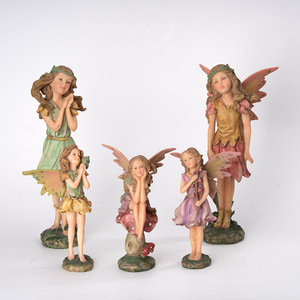 Juego de Figuras de Hadas del Bosque en Resina, Decoración Artística para el Hogar - Product Image 1