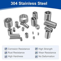 M8 * 1.25-M10 * 1.25-L12 Thin-Walled Carbon Steel Fasteners Zinc Self Tapping Screw Sleeve ISO Certified Packaged in Carton