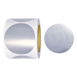 2英寸圆形防水银色直接热敏标签贴纸可打印圆形热敏打印机标签 - Product Image 5