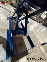 Elevador de Tijera Hidráulico de Doble Cilindro con Plataforma Extendida Personalizada, Certificado CE, Capacidad de 4500 kg, Altura de Elevación de 580 mm, Garantía de 10 Años