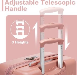 Vente en gros de valises en PP, ensemble de sacs de voyage à roulettes empilables pour importateurs - Product Image 6